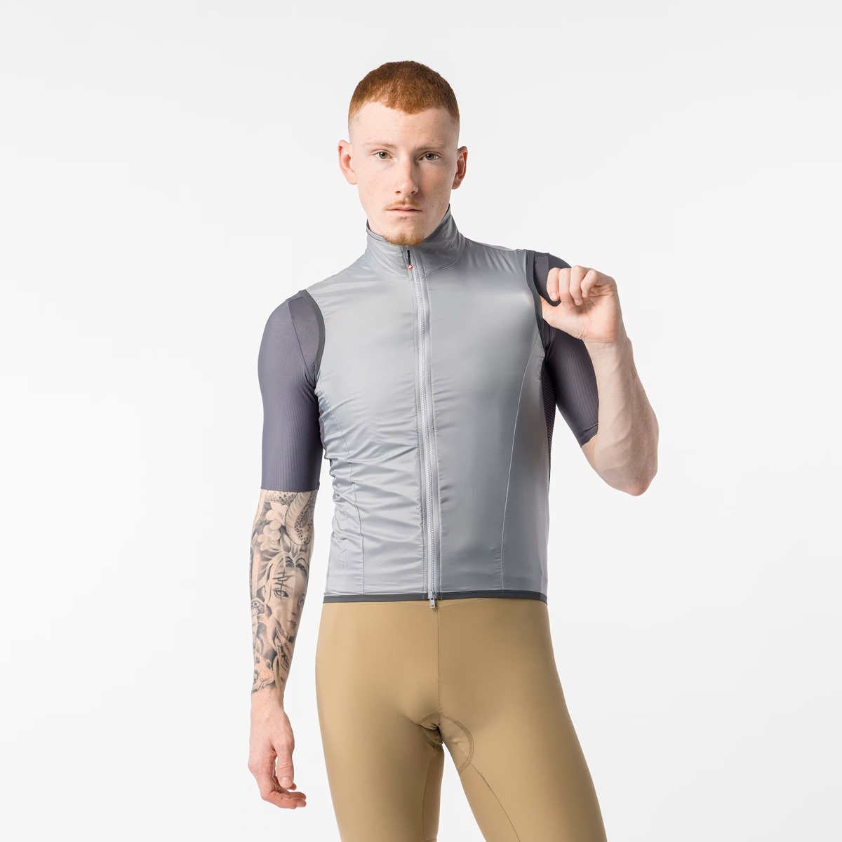 (bild för) CASTELLI ARIA SHELL 2 VEST SILVER